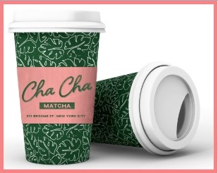 customized carton coffee cup with sip through lid